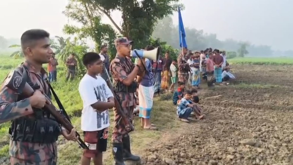 মেহেরপুর সীমান্তে ৬ জনকে পুশইনের চেষ্টা বিজিবির বাধায় ফেরত
